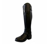 MotiveTech Children Riding Gear Leather Half Equestrian Leg Guards With Ergonomic Fit And Close For Comfort And Control Suitable for training practice outdoor riding, Xl, Adult