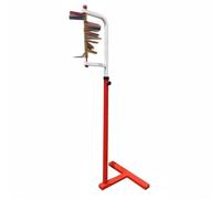 MotiveTech Children Tester Jump Height Tester Jump Reach Measuring Tool With Adjustable Range Metal Frame Suitable for PE classes youth sports programs team training, Red