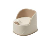 MotiveTech Children Training Potty Toilet Chair Potty High Back Support Raised Guard Removable Inner Bowl Non Slip Bottom BPA PP Suitable for Home use, Coffee