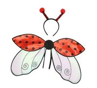 MotiveTech Children's Fairy Headband, Children's Party Accessory, for Classroom Presentations, Red