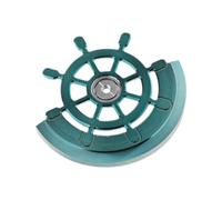 MotiveTech Clockwork Rotor Replacement, Ship Steering Wheel Shape, Stable Replacement, Men's and Women's Repair Parts for 6R35 7S36, Blue