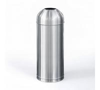 MotiveTech Commercial Trash Can Large Waste Bin Garbage Receptacle Rubbish Container With Hands Open Top Stainless Steel Exterior Smooth Modern Look Floor, color to 5, style to 5