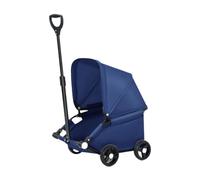 MotiveTech Compact Dog with Storage for Small Pets on the Go, Dark Blue