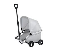 MotiveTech Compact Dog with Storage for Small Pets on the Go, Light Gray