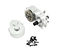 MotiveTech Complete Gearbox for RC Car, Professional Metal Accessories, Easy to Install, Replacement Parts for 244016, Silver