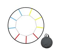 MotiveTech Coordination Ladder for Children And Adults. Easy to Assemble And Coordinate, This Leg Work Ladder Is for Speed, 9 grids multicolor