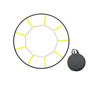 MotiveTech Coordination Ladder for Children And Adults. Easy to Assemble And Coordinate, This Leg Work Ladder Is for Speed, 9 grids yellow