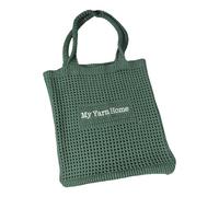 MotiveTech Crochet Bag for Women, Woven Bag for Going to Work, Having A Picnic Or Enjoying Time, Green