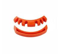 MotiveTech Cylinder-Side Bungee Retainer Easy Installation Hose Retainer Resistant Scuba Hose Clip for Technical Divers, Red