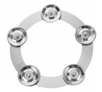 MotiveTech Cymbal Extension Bell Chime Disc Drum Accessory Tambourine Attachment Loop Iron Add On Texture and Presence for Lively Rhythm suitable for rehearsals stage sets rhythm building