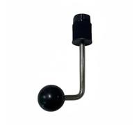 MotiveTech Cymbal Stand Clamp Drum Kit Connector Adapter Rod Cymbal Arm Mount With Compact Curved Construction And Ball Joint For Alignment Suitable for, Right Angle 46MM Cymbal Holder Clamp