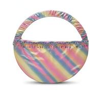MotiveTech Dance Bag Structured Gymnastics Bag Single Compartment for Gymnasts, Array, Rainbow Small Pearl, L