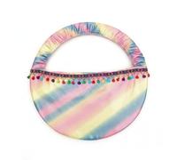 MotiveTech Dance Bag Structured Gymnastics Bag Single Compartment for Gymnasts, Array, Rainbow Small Shell, S