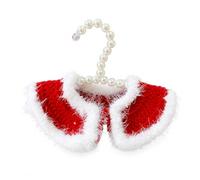 MotiveTech Deer Costume Dog Costume, Hand-Knitted Pet Cape, Red Shawl for Pets & Dogs, Small & Medium, Red Cloak, Red, S