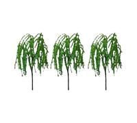 MotiveTech Diorama Supplies with Model Trees, Landscape Architecture Elements for Station Platforms, 6cm