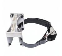 MotiveTech Diving Cylinder Mount Technical Scuba Holder Bracket Clamp Stainless Steel SS316 with Rubber Pads and TPU Strap for Secure Auxiliary Bottle Mounting