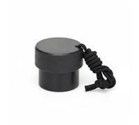 MotiveTech Diving Regulator Cap DIN Valve First Stage Dust Cap With Lanyard POM Nylon Design Knurled Grip For Smooth Removal suitable for boat use use, Machined Plastic Blk