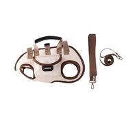 MotiveTech Dog Carrier Harness, Full Body Lift with Pocket, Pet Shoulder Bag, for Walking, Camping, Outdoors, L