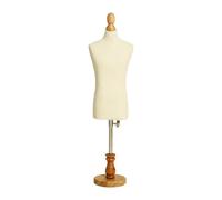 MotiveTech Dog Mannequin, Display Mannequin, Clothes Rack for Pet Clothes, Professional Accessory Holder for Pet Costumes, Wood Color