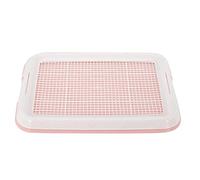 MotiveTech Dog Potty Training Tray with Secure Latch for Indoor And Outdoor Use, Suitable for Small Breeds, Pink