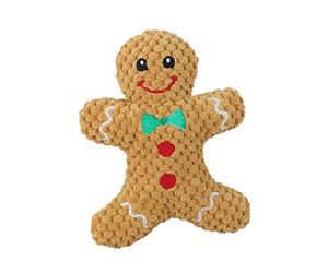 MotiveTech Dog Toy As An Activity Toy And Squeaker. A Toy for Made of PP Makes Noises When Bitten, Gingerbread Man