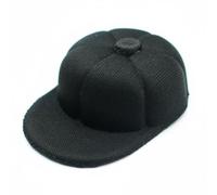 MotiveTech Doll Hat Mini Baseball Cap, Fashionable Doll Accessory, Trendy Tiny Cap for 18-Inch Dolls, Soft Stylish Hat for Dolls, Cute Photography Prop, Black