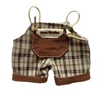 MotiveTech Doll Suspender Pants Accessory, Handmade Miniature Clothes for 6 Inch Dolls, Great for Halloween, Birthday Gifts