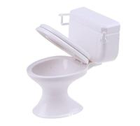 MotiveTech Dollhouse Mini Furniture Accessories Miniature Bathroom Toilet Model Toys