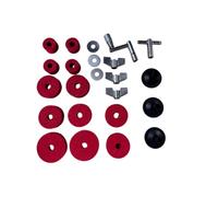 MotiveTech Drum Protection Pad Cymbal Felt Kit Drum Hardware Set and Washer Pack Tube Holder Assortment resilient felt zinc alloy for cushioning and quick