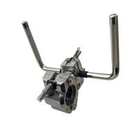 MotiveTech Drum Rack Clamp Percussion Holder Zinc Alloy Adjustable Double L Bar Bracket Sturdy Holding Clip for Musicians for Stage Rehearsals Studio, Style B