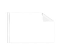 MotiveTech Dry Wipable Whiteboard Sticker, Wallpaper, Pull -Down Pencil, Paper, Children's Drawing, Extinguishing What is, 45cmx5m White