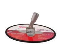 MotiveTech Drywall Sander, Drywall and Sanding Tool, Round, Aluminum Alloy, 9-inch, Radial, Red