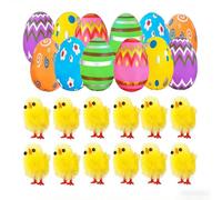 MotiveTech Easter Egg Party Favor: Cute Cartoon Animals with Toys, Ideal As Easter Basket Fillers for And Teenagers - The, Style F