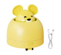 MotiveTech Electric Kitten Exercise Toy Featuring A Moving Mouse And Retractable Head, Reable, Yellow