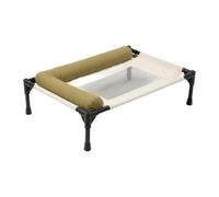 MotiveTech Elevated Pet Bed, Outdoor Dog Bed with Non-Slip Feet, Washable Mesh, for Pets, Bed, Green