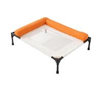 MotiveTech Elevated Pet Bed, Outdoor Dog Bed with Non-Slip Feet, Washable Mesh, for Pets, Bed, Orange