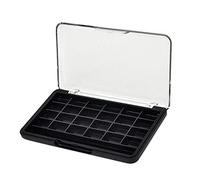 MotiveTech Empty Eyeshadow Case Makeup Case Box Organizer Case Lipstick Organizer Clear Lid Storage suitable for
