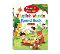 MotiveTech English Word Sound Book Interactive Audio English Talking Book Vocabulary Study to Learn Animal Alphabet