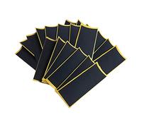 MotiveTech Fingerboard Deck Tape 11x3.8cm Skateboard Foam Tape Stickers Mini Skateboard Supplies Teenagers Men And Women, Black