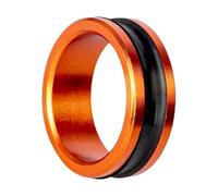 MotiveTech Fishing Line, Comfortable, Widened, Easy to Use, Lightweight, Metal Aluminum Alloy, for Secure Knots, 1 Piece Orange