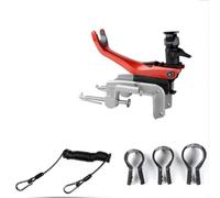 MotiveTech Fishing Rod Holder Adjustable Rod Stand Boat Mount Bracket With Secure Pole Retention And Shock Resistant Frame Suitable for Choppy Waters Long Range Casting Boat