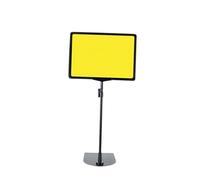 MotiveTech Flexible Sign Holder for Advertising Purposes, Floor Model Made of Metal, Multi, A4 Frame