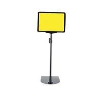 MotiveTech Flexible Sign Holder for Advertising Purposes, Floor Model Made of Metal, Multi, A5 Frame