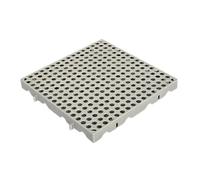 MotiveTech Floor Pallet for Storage Basement Storage Breathable Interlocking Floor Riser Stand for Storeroom Indoor Outdoor, 30cmx30cm