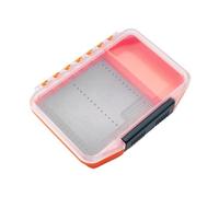 MotiveTech Fly, Bait And Hook Box with Transparent Lid And PP Construction for Fishermen And Outdoor Activities, Orange