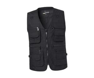 MotiveTech Fly Fishing Vest with Multiple Secure Pockets, Versatile Adjustable Cargo Vest for Men And Women, Practical Design, 7XL