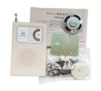 MotiveTech FM Radio Electronic DIY Kit, Practical Educational Soldering Kit Learning Radio Assemble Set for Electronics Lovers