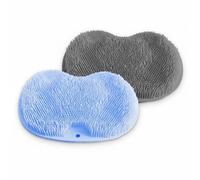 MotiveTech Foot Scrubber Mat Foot Cleaner Foot Brush Shower Mat Bath Mat with Hanging Hole and Non Slip Suction Cups for Deep Cleansing and Exfoliating Massage, Style to 2