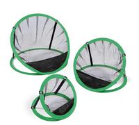 MotiveTech Golf Practice Net Golf Chipping Net Target Hitting Aid Portable Foldable Nylon Oxford Build Stable Hoop Structure Suitable for Home Backyard Outdoor Training, Green