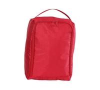 MotiveTech Golf Shoe Bag with Zipper, Large Capacity, Portable Travel Shoe Bag, Breathable, Lightweight, Outdoor Accessory Organizer, Red